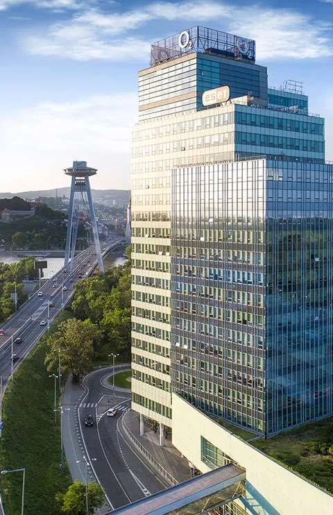 Aupark Tower v Bratislave